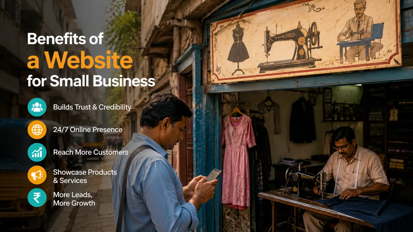 Benefits of a website for small business in Chennai