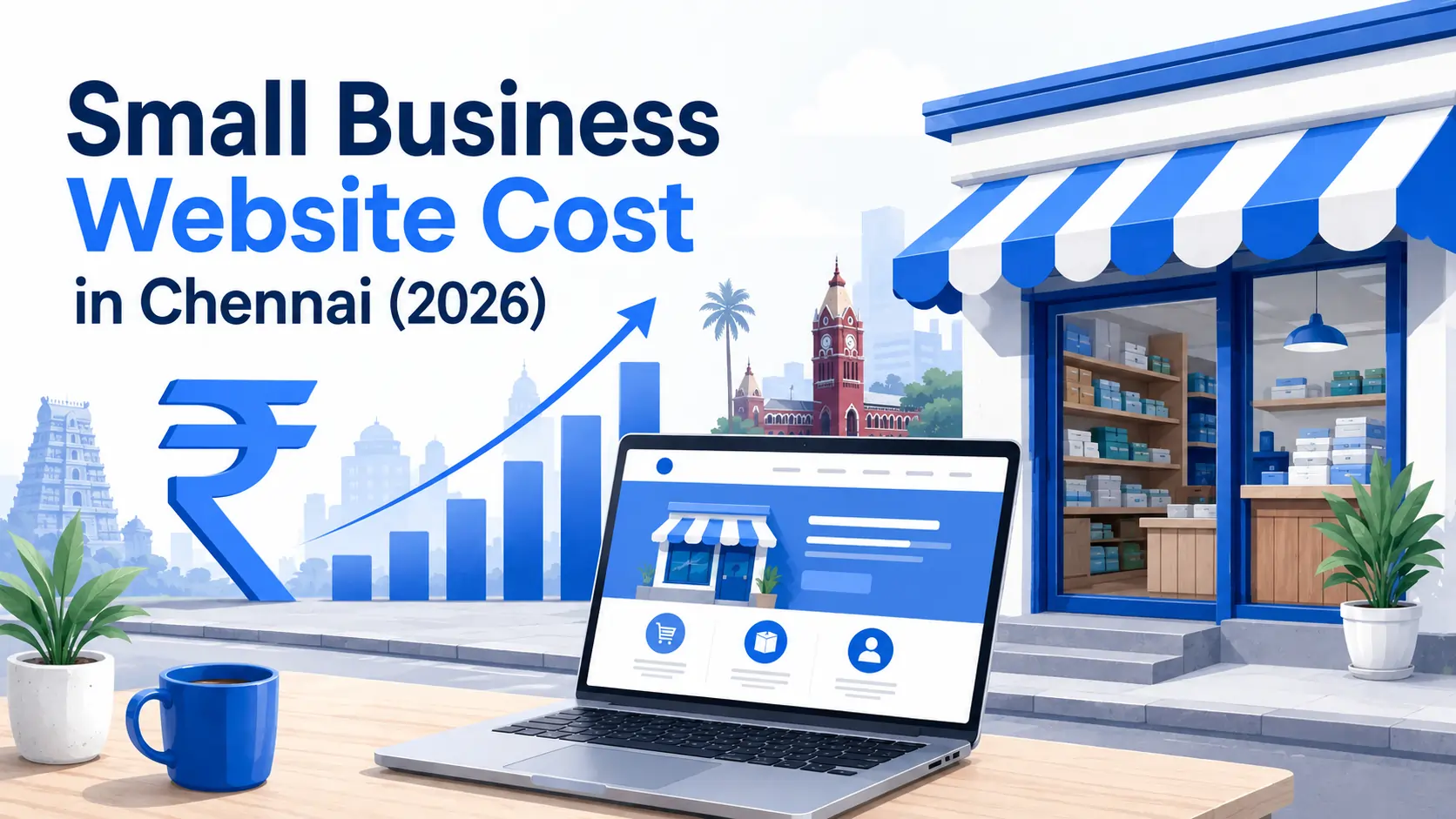 Small business website cost guide for Chennai shops and freelancers in 2026