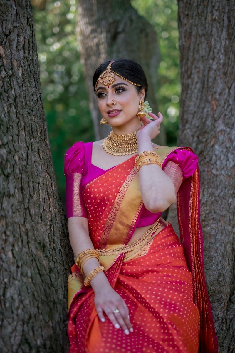 Midnight Navy Chanderi Zari Saree